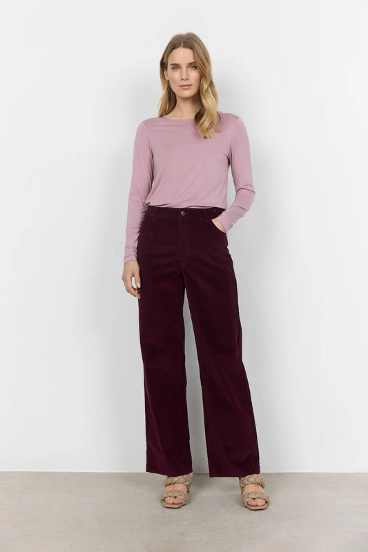 Soya Concept - Pantalon - Wine - 3F40845