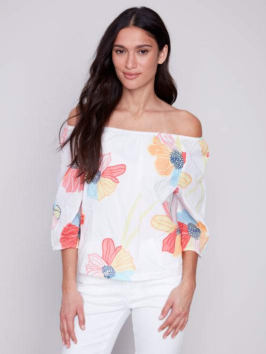 Charlie B. - Blouse - Fleurs - C4527D