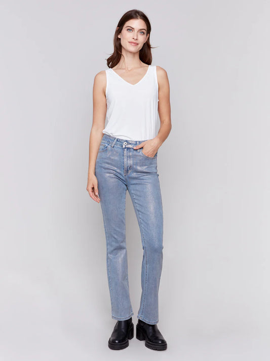 Charlie B. - Jeans - Bleu argent - C5533P-047C-685