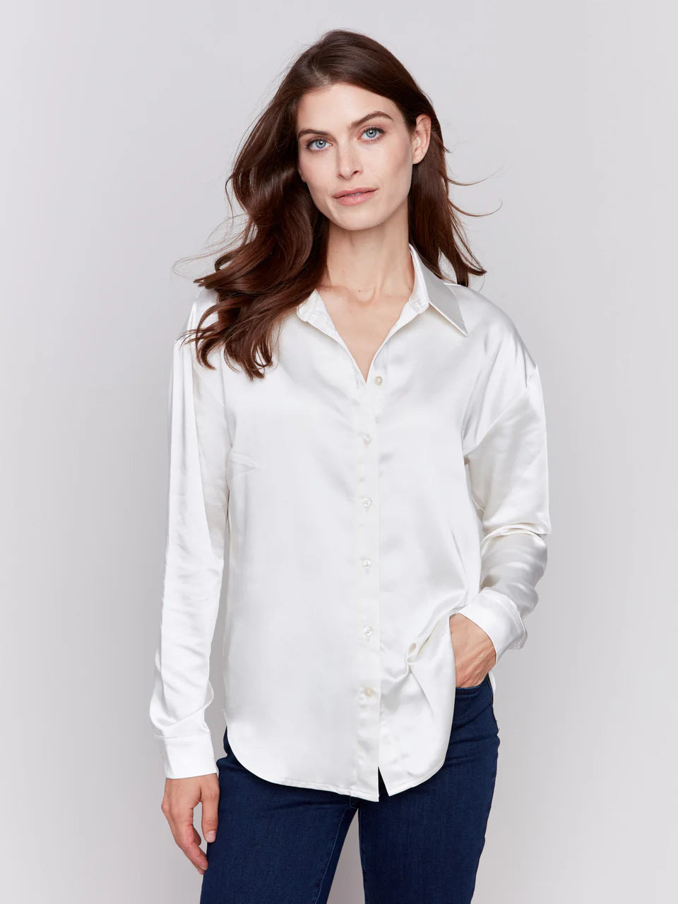 Charlie B. - Blouse - Écru - C4489R-984B-276